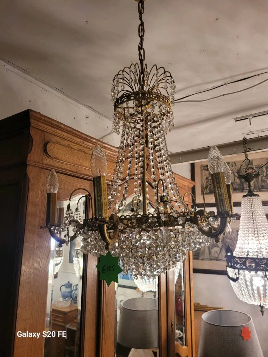 French crystal chandalier