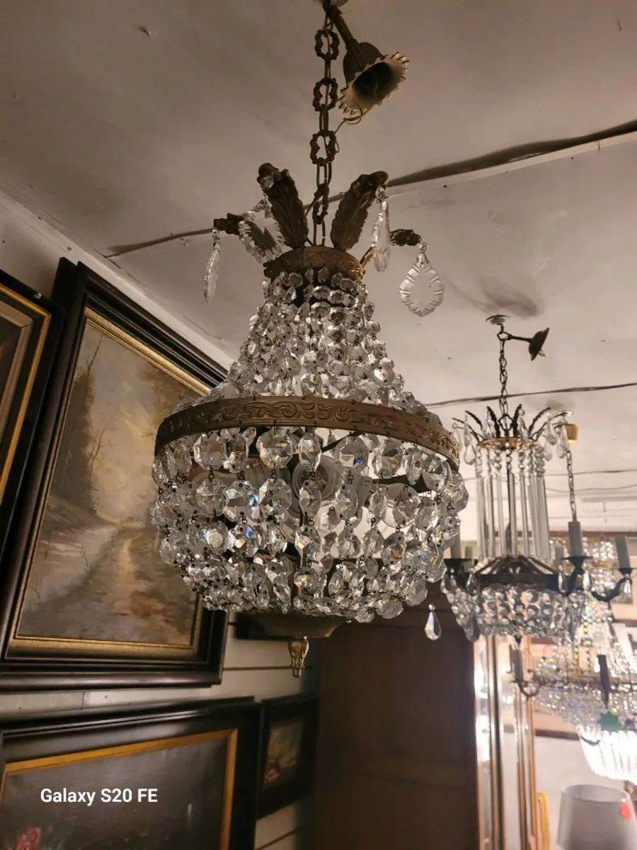 French crystal chandalier