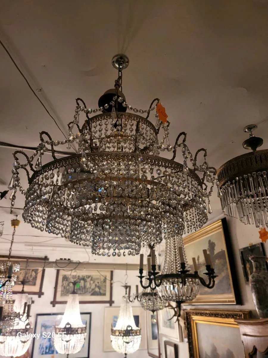 French crystal chandalier