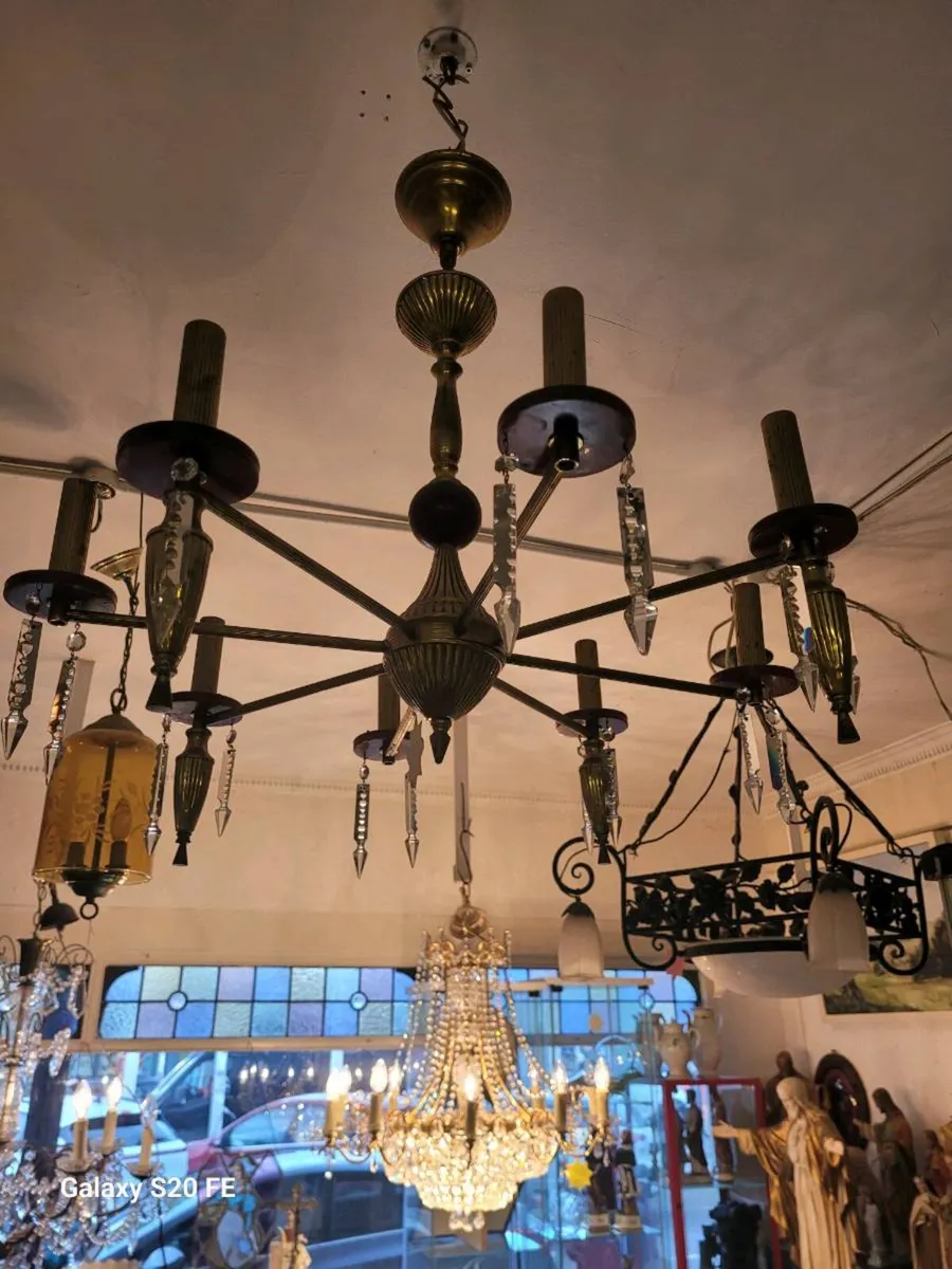 Art deco ceiling light