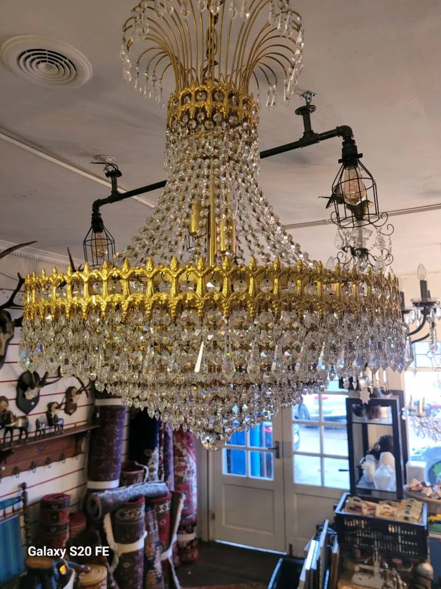 Modern French crystal chandaliers - Image 2