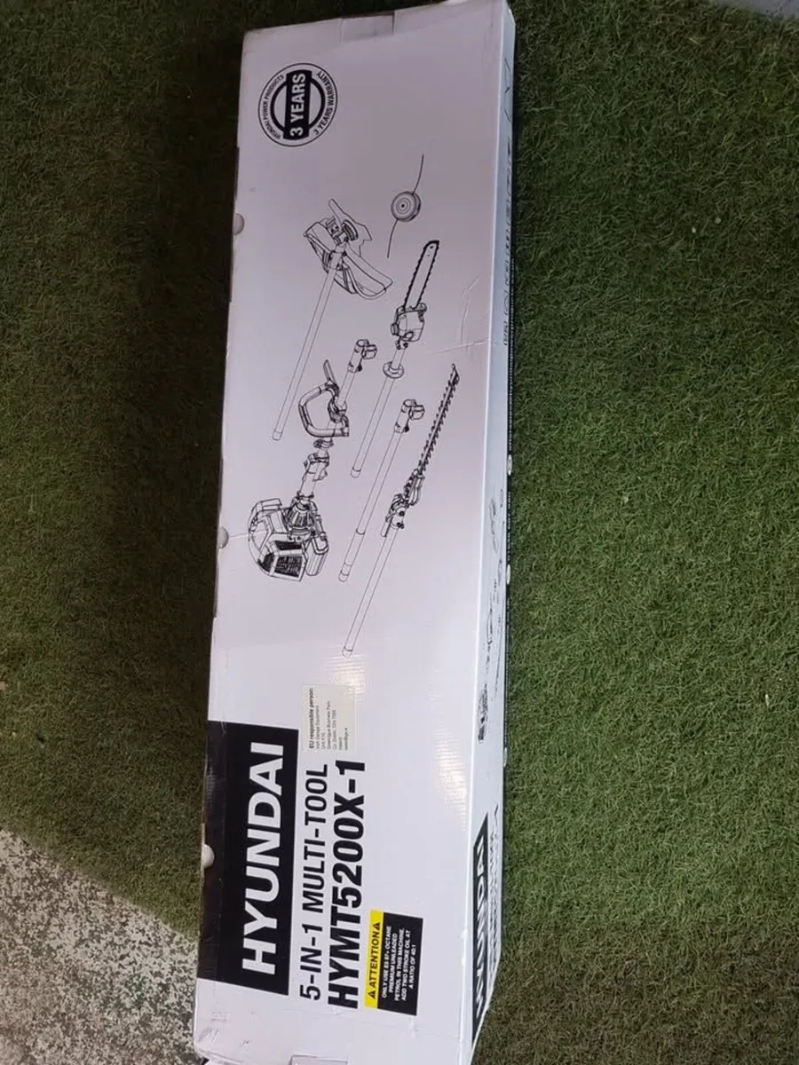 HYUNDAI PETROL MULTI-TOOL 52CC - FOR SALE - Image 2