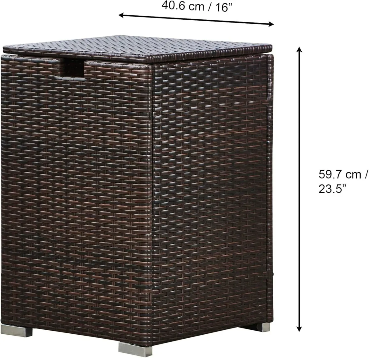 Outdoor Fire Pit Gas Bottle Tank Cover Storage - Image 3