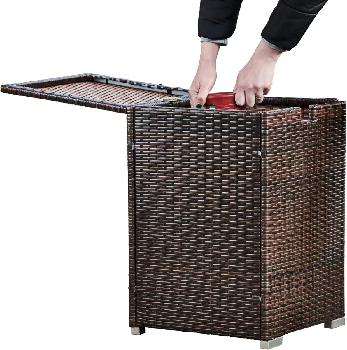 Outdoor Fire Pit Gas Bottle Tank Cover Storage - Image 4