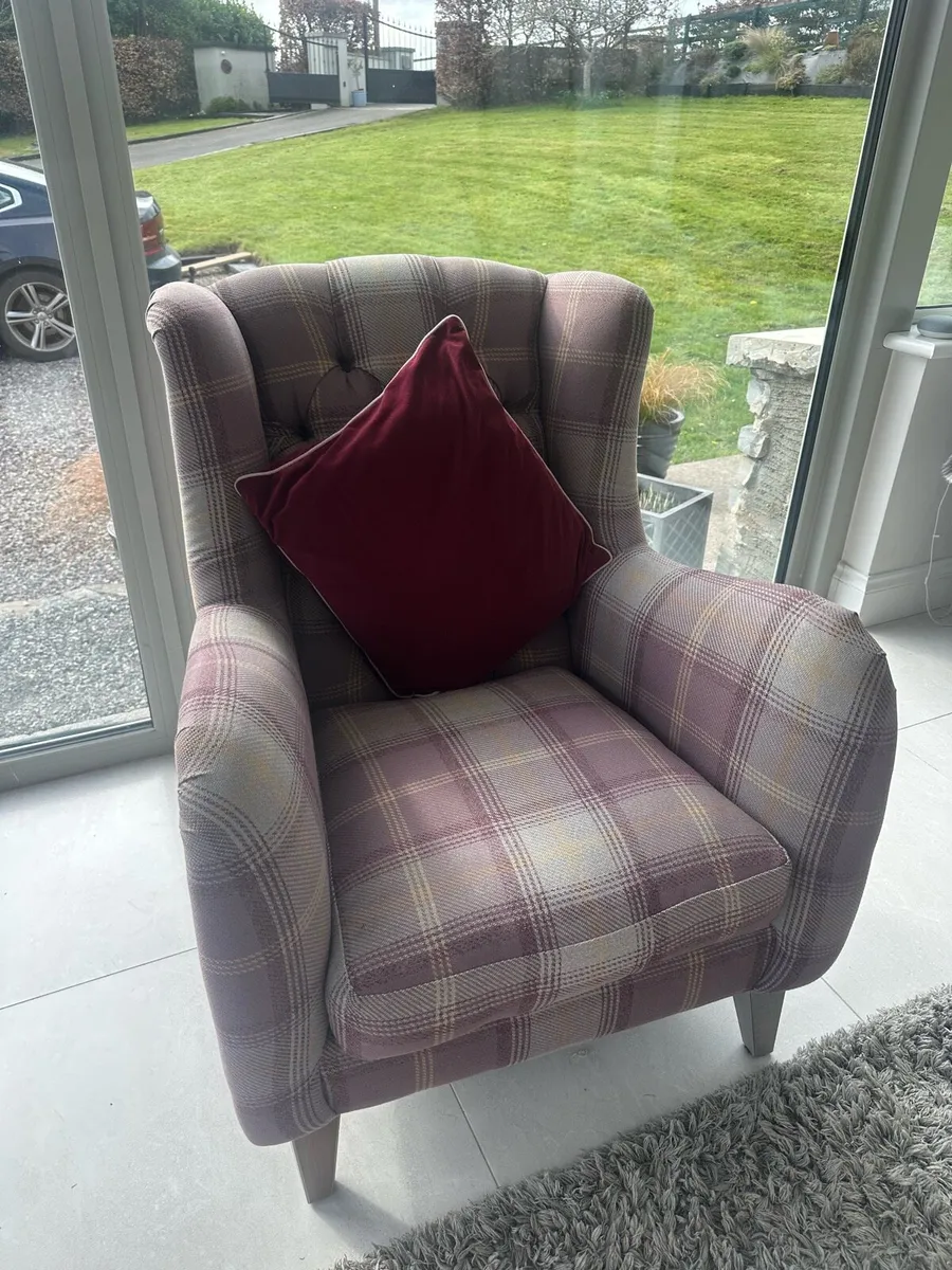 Arm Chair and foot stool - Image 1