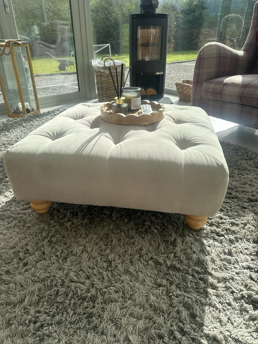 Arm Chair and foot stool - Image 3