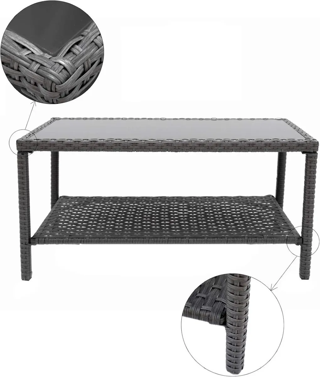 Small Outdoor Coffee Side End Table for Outside - Image 4
