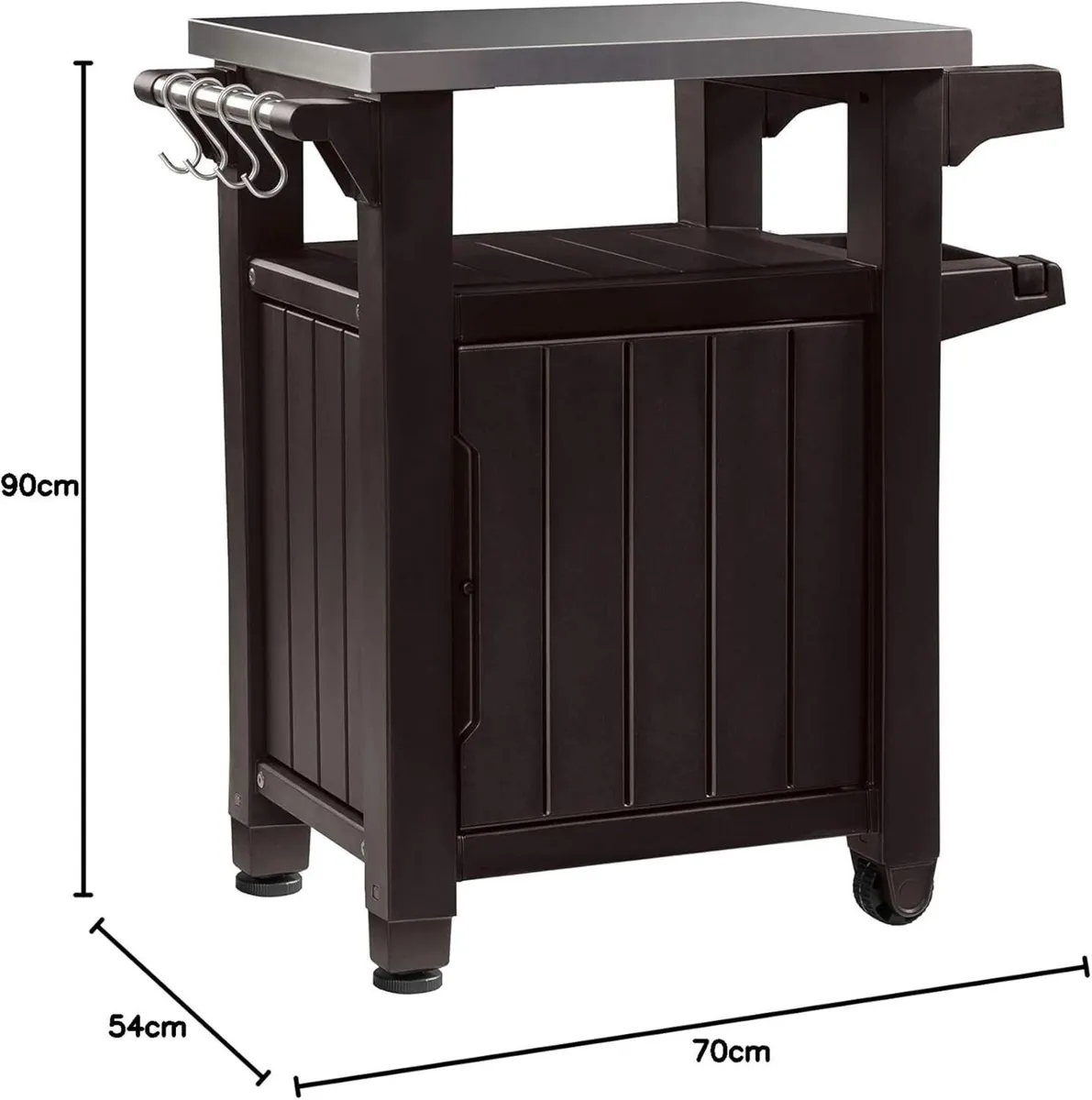 Unity Outdoor Kitchen Barbecue Trolley – 105 - Image 3