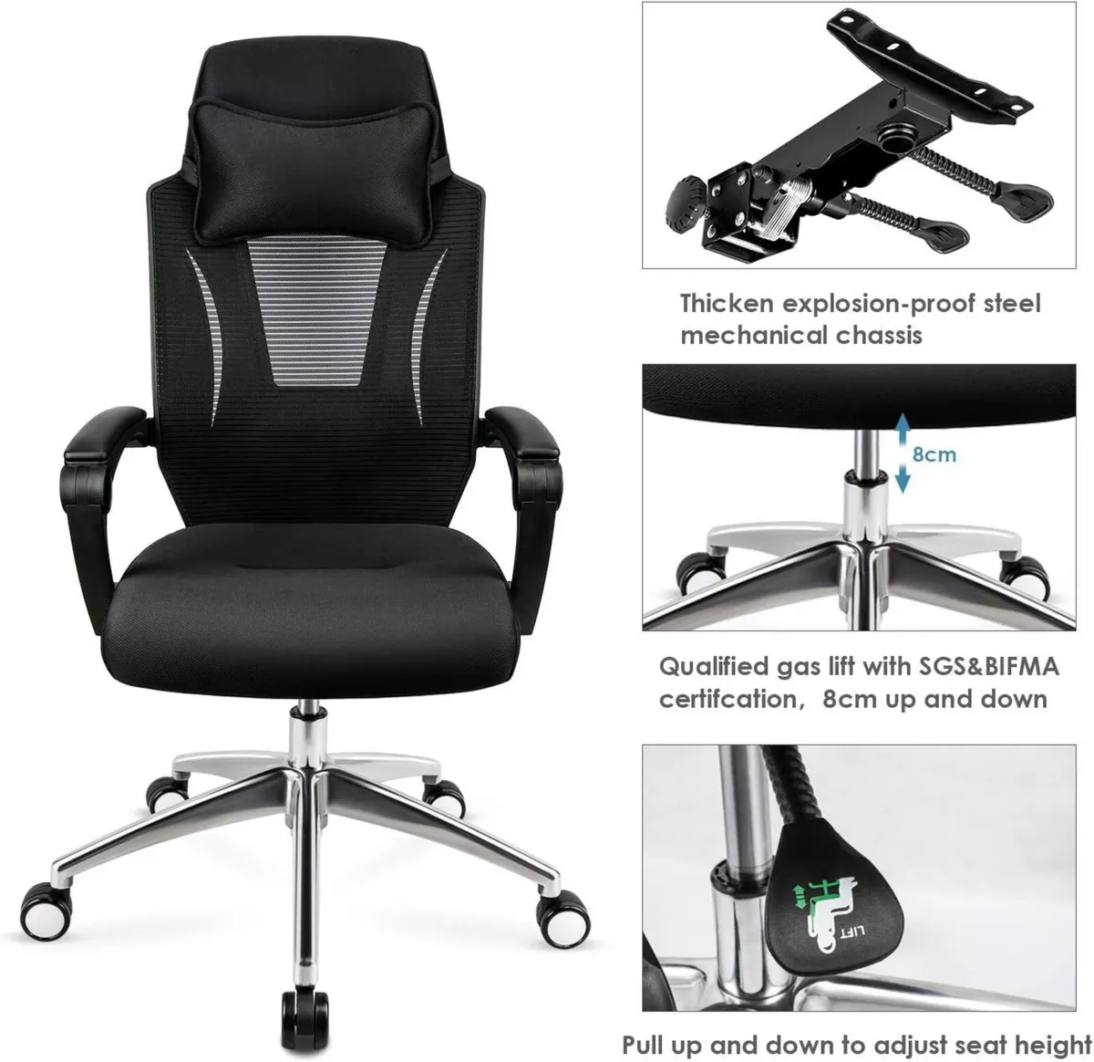 Office Chair MFV007 black - Image 4