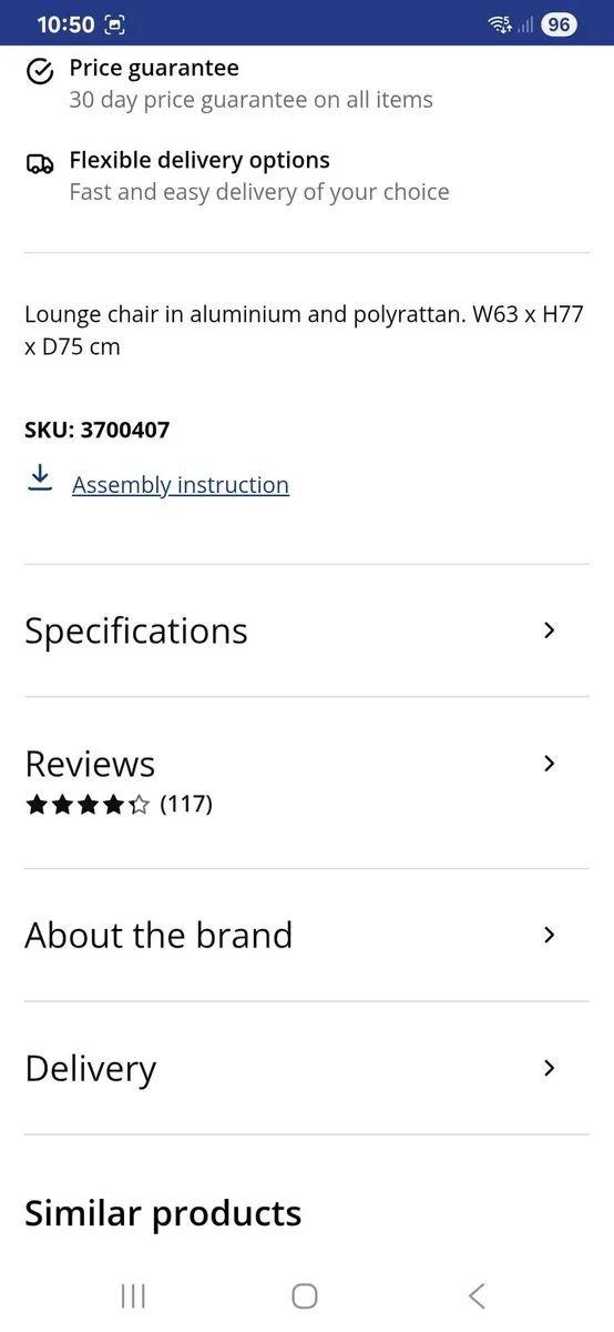 Jsky Edderup chair brand new - Image 3