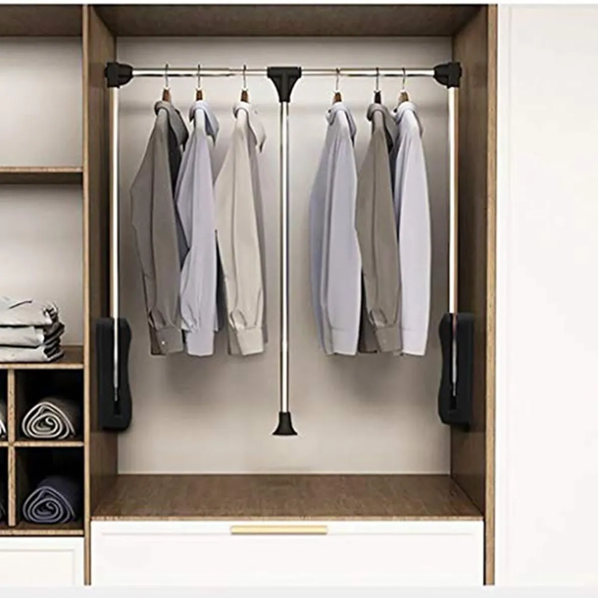 Pull Down Clothes Rail, Retractable, Heavy Duty - Image 2