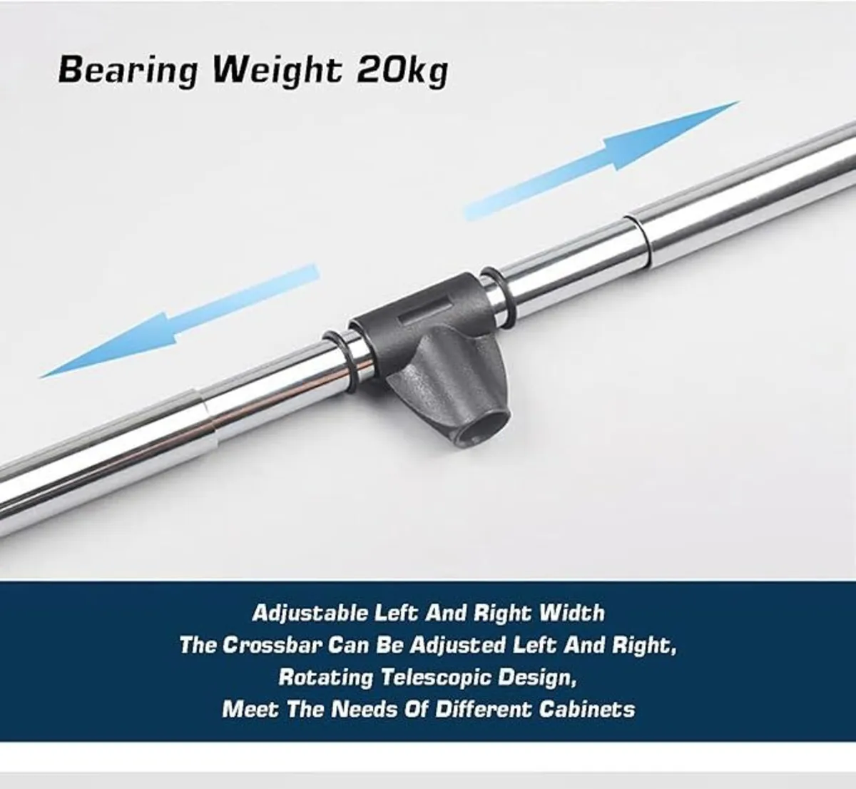 Pull Down Clothes Rail, Retractable, Heavy Duty - Image 4