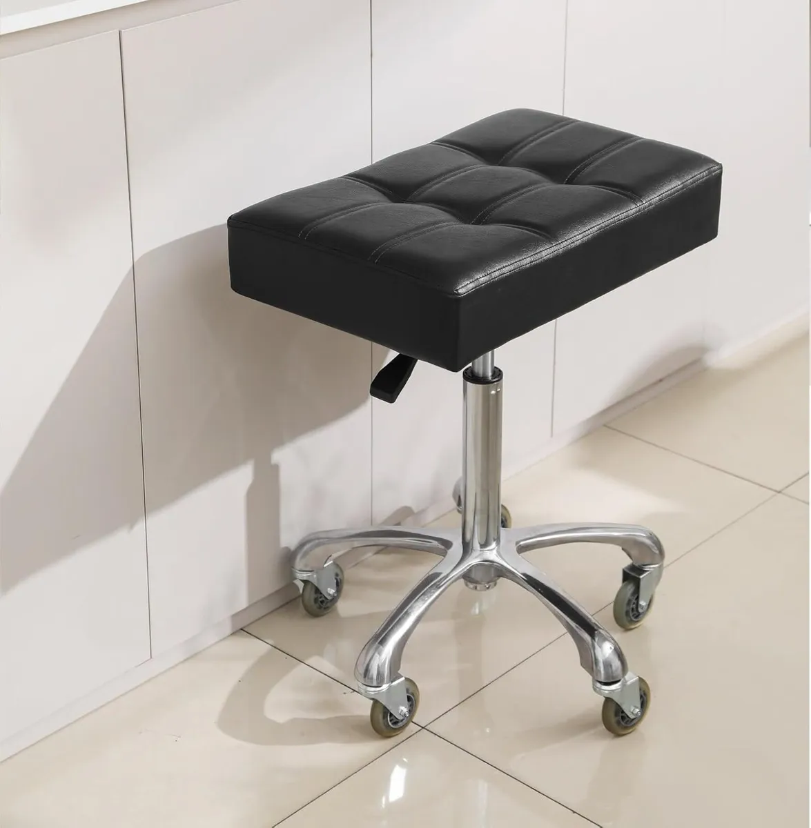 Heavy Duty Stools with Wheels 400lb Backless - Image 1
