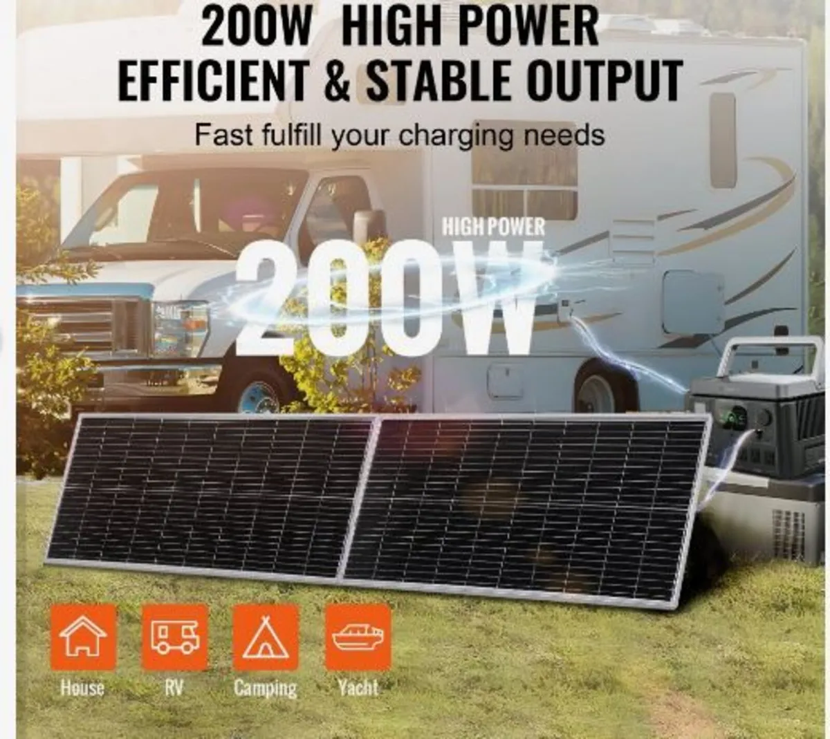 200W Monocrystalline Solar Panel Kit - Image 4