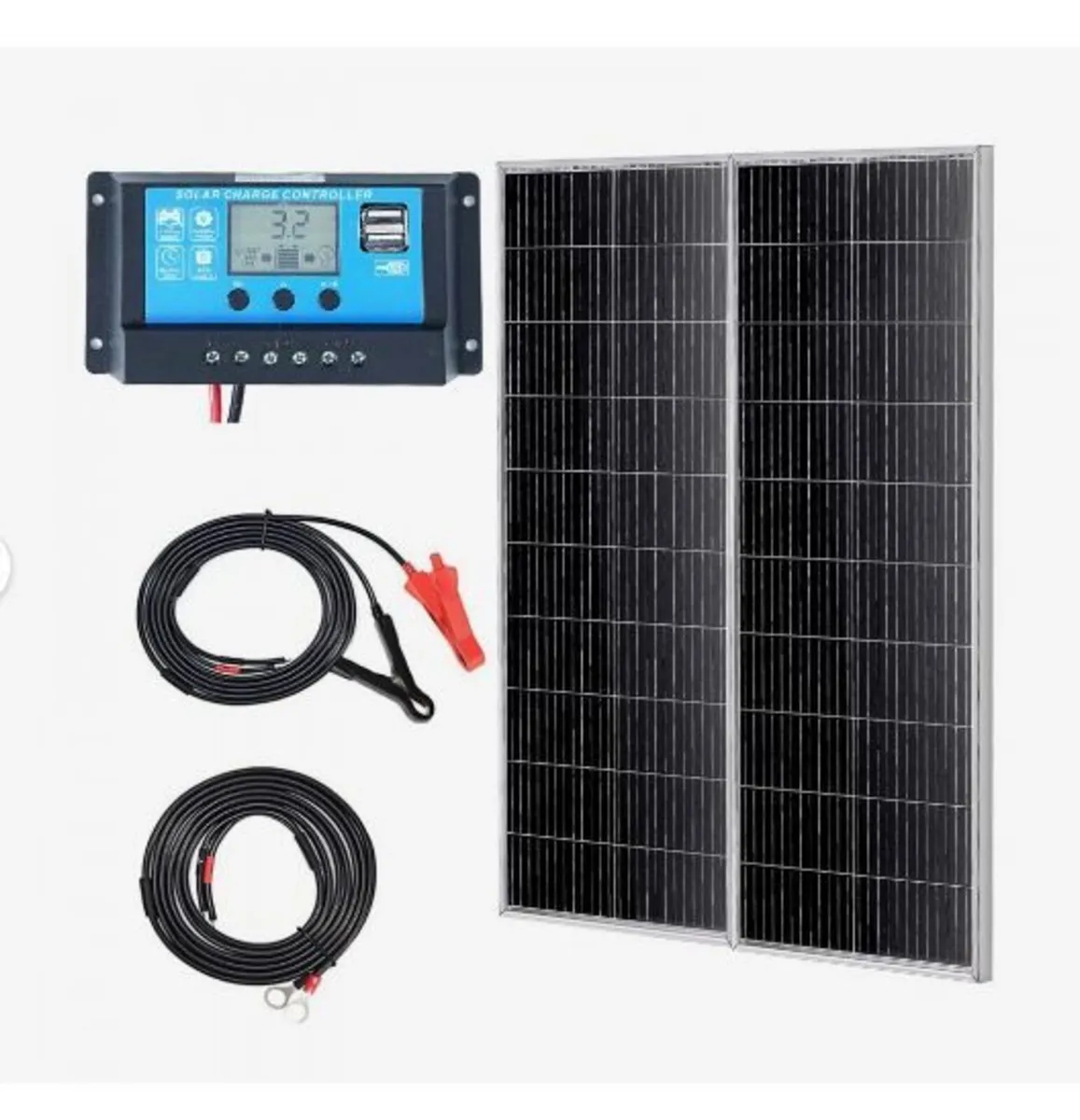 200W Monocrystalline Solar Panel Kit - Image 2