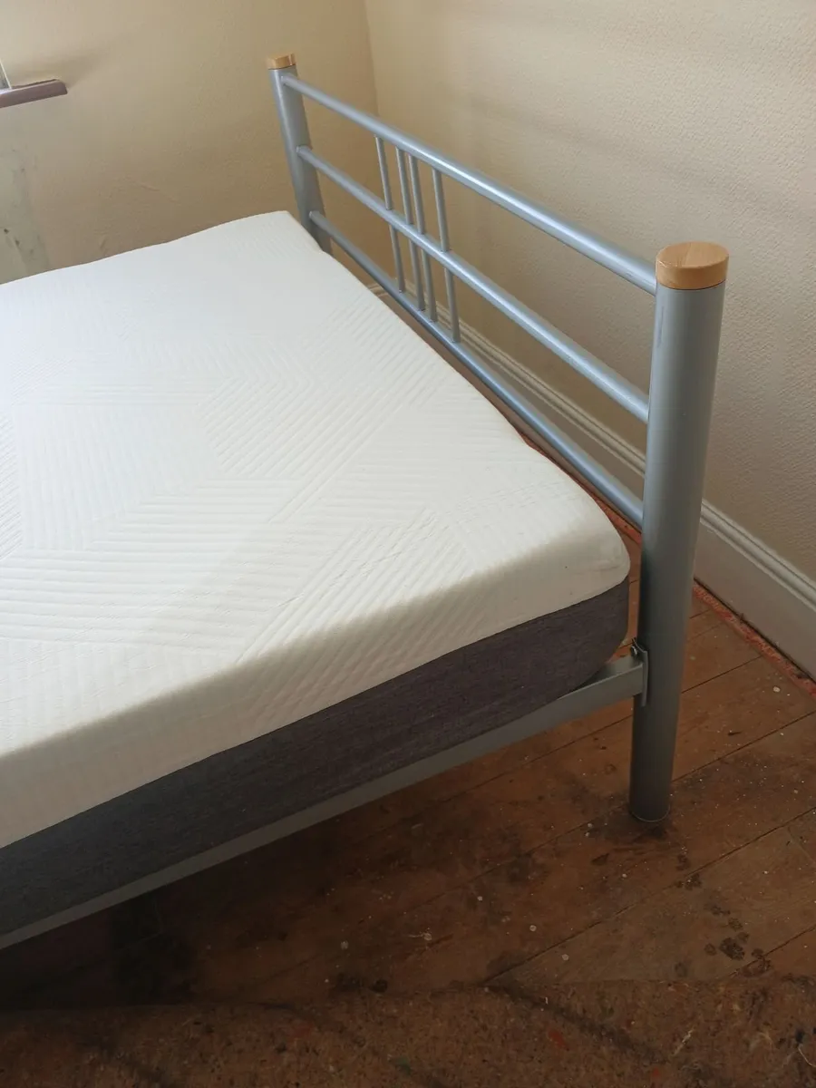 Double Bed with Mattress - Image 2