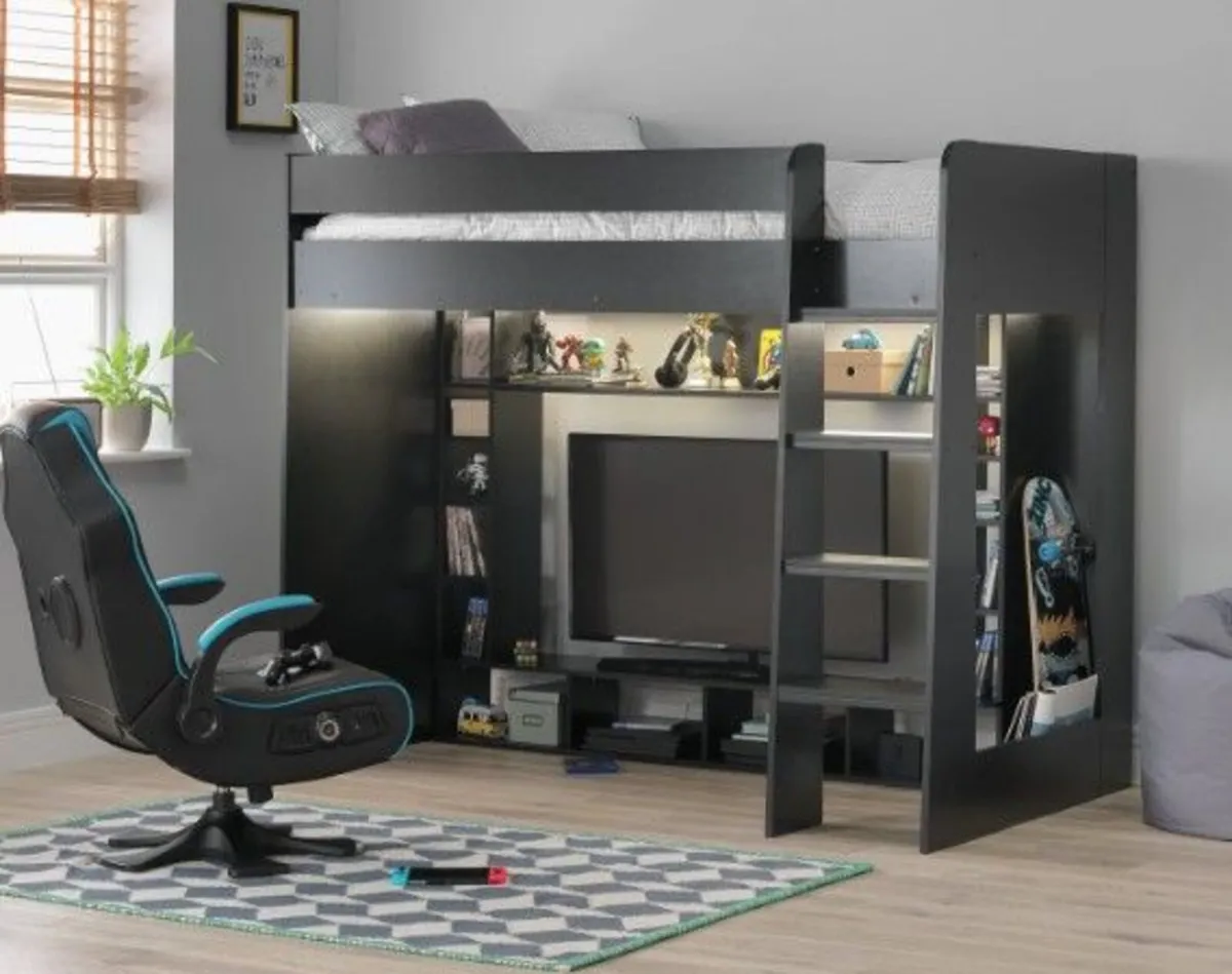 Gaming High Sleeper Bed Frame - Image 2