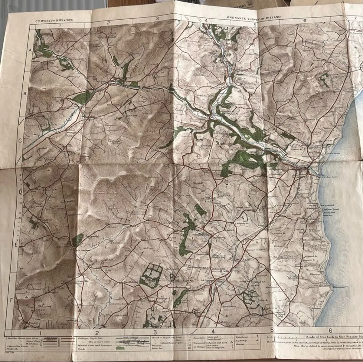 Ordnance Survey Map of Arklow - Image 2