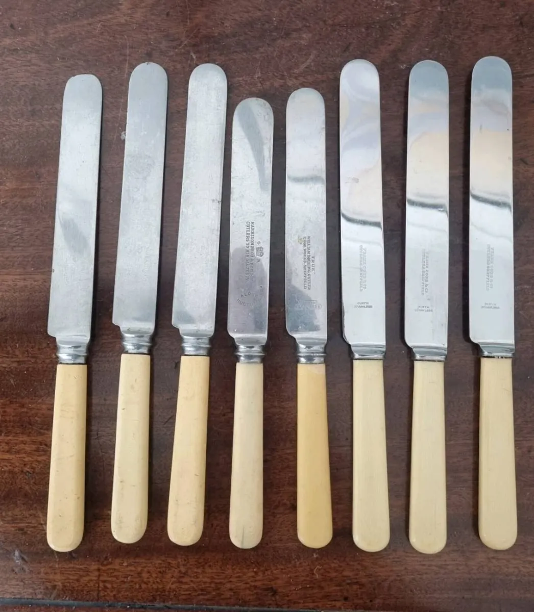 Antique Collection of Stainless knives - Image 3
