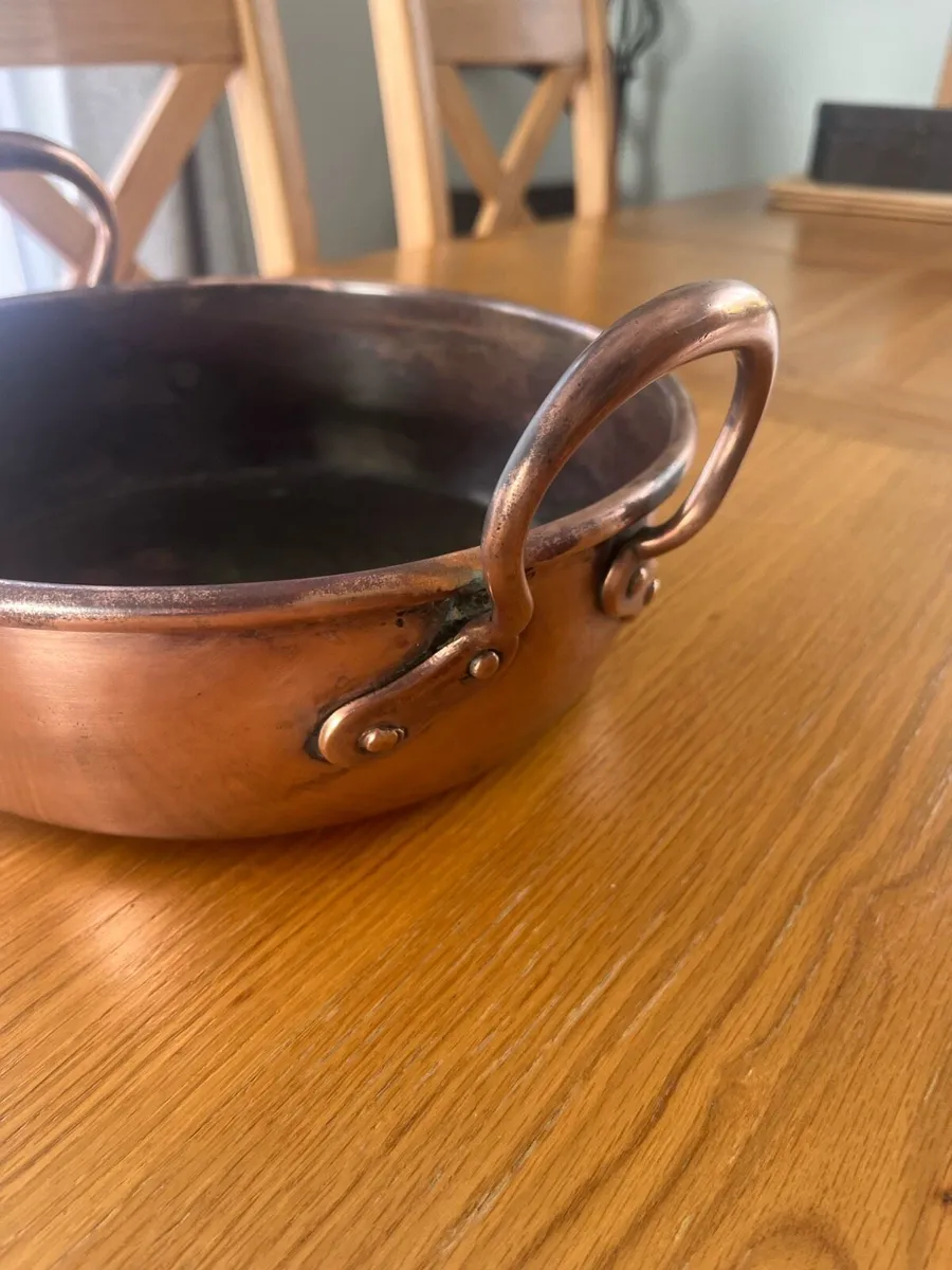 Antique French Copper Preserve Pan - Image 3