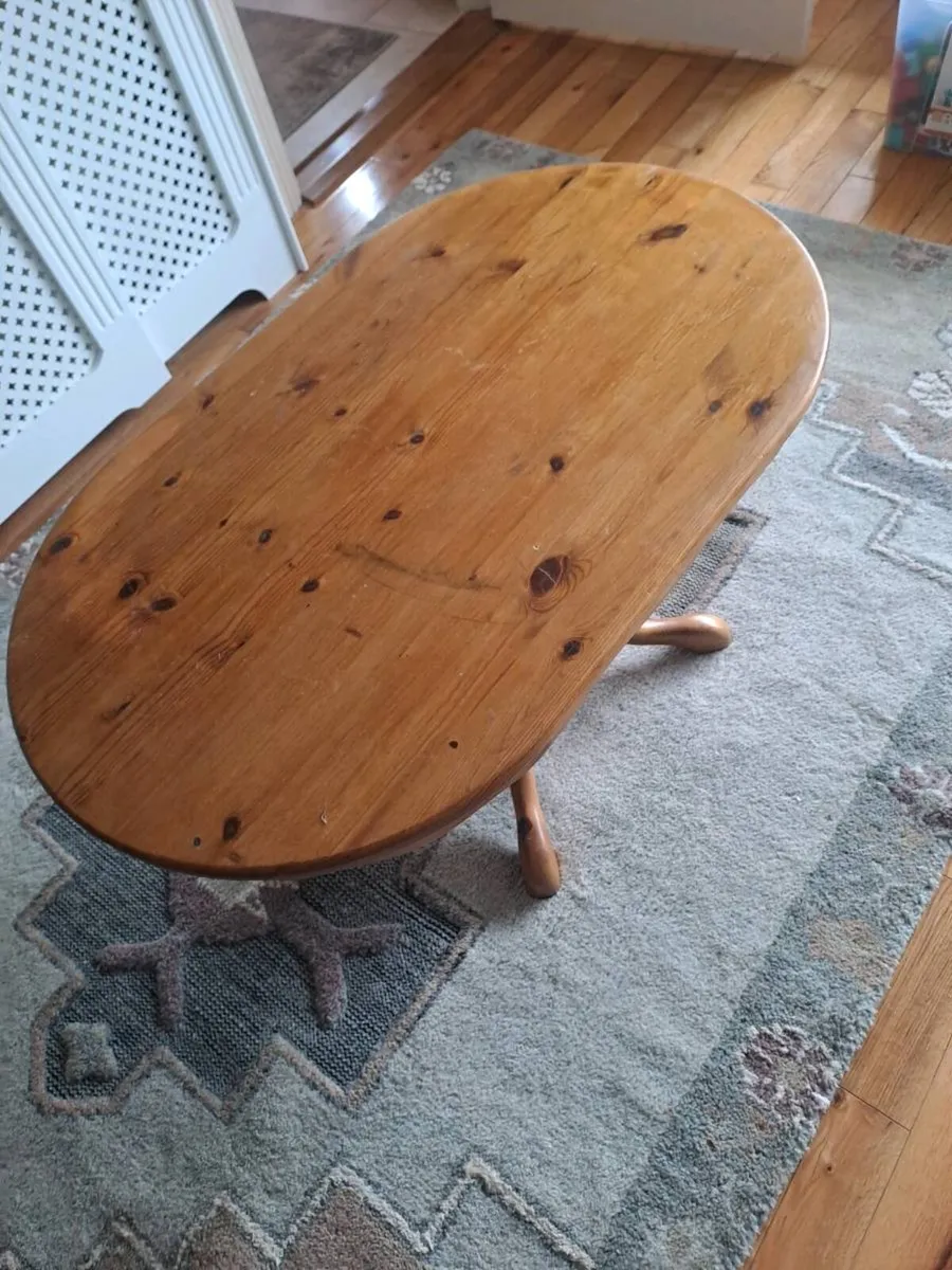 Wooden coffee table - Image 3