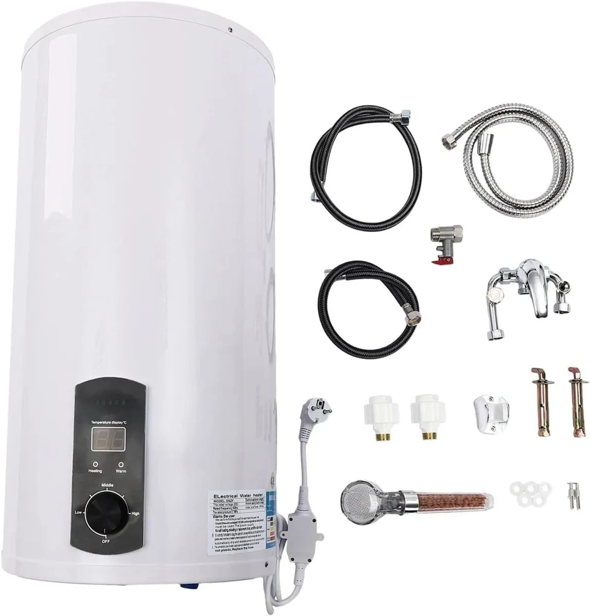 100L Electric Hot Water Boiler Wall Mounted - Image 2