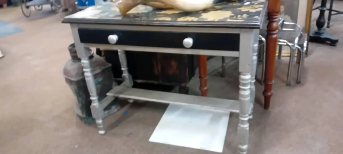 Modern Upcycled Console Table