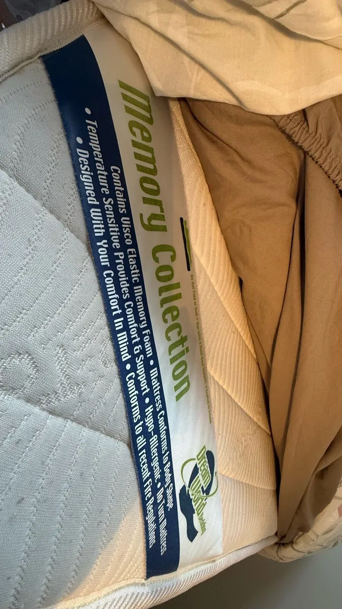 Double Bed Ottoman Storage + Memory Foam Mattress - Image 2