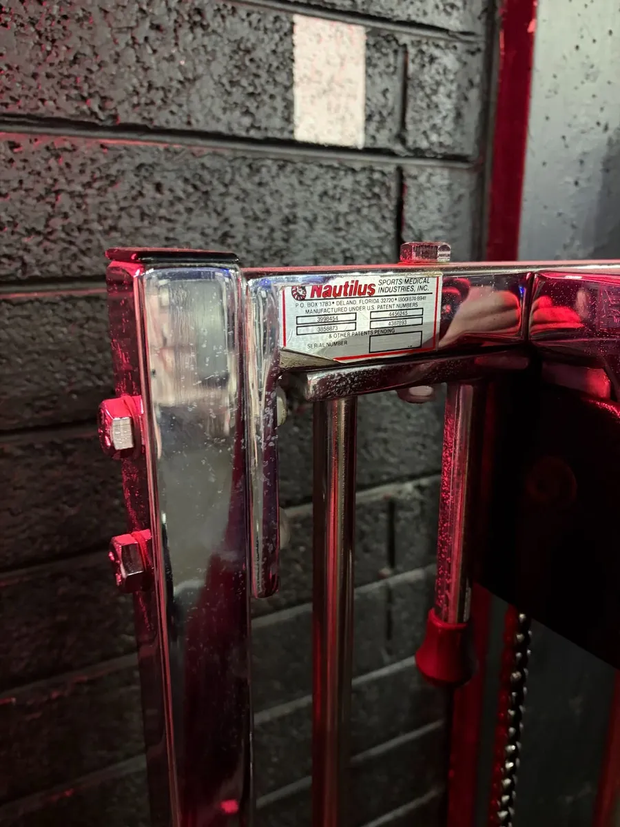 Chrome Nautilus Leg Machines - Image 2