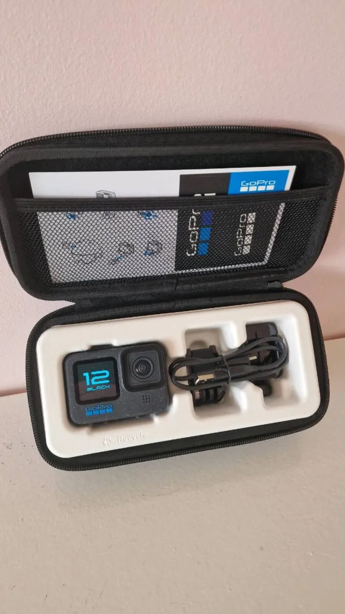 Gopro HERO12 Black 5.3K Video 27MP Action Camera - Image 1