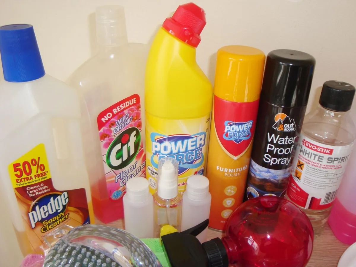 Cleaning products and other items bundle - Image 2