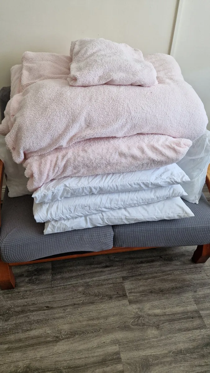Bedroom  Pillows x  4 plus  Duvet  plus  cover