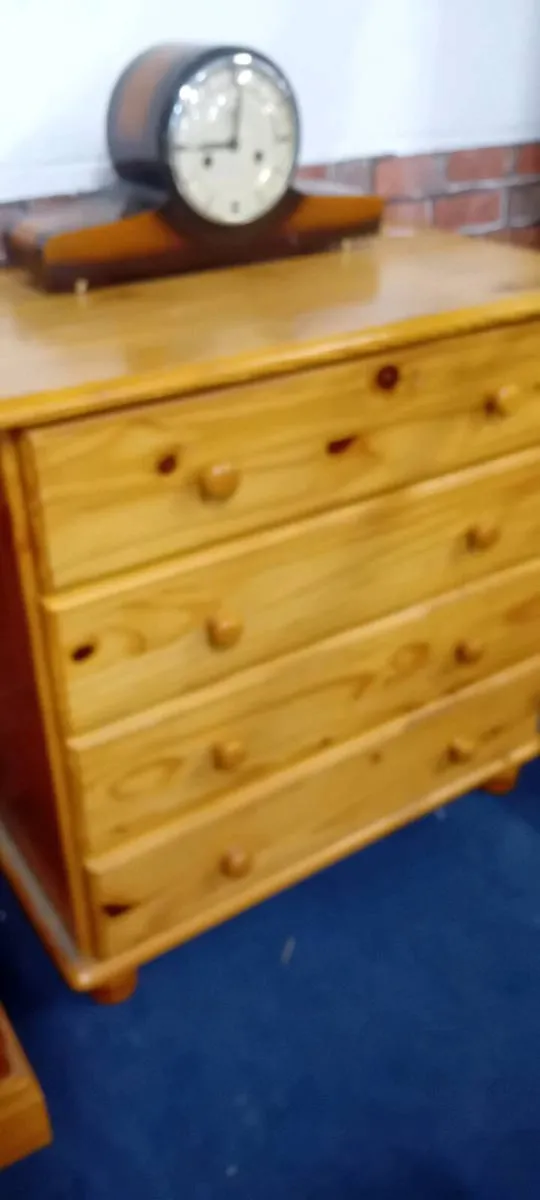 Modern Solid Pine Chest Of Drawers - Image 1
