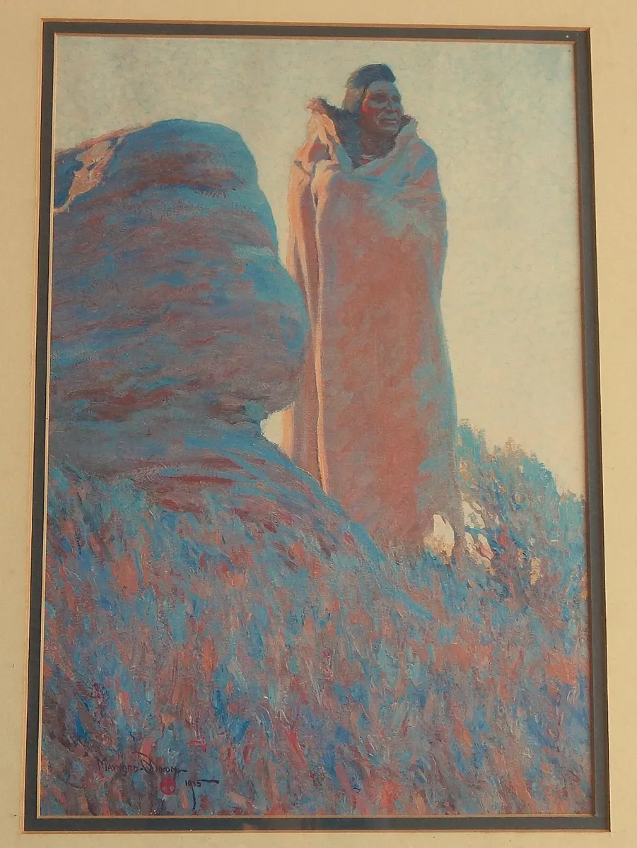 Large Framed Print of ‘The Medicine Robe’ - Image 4