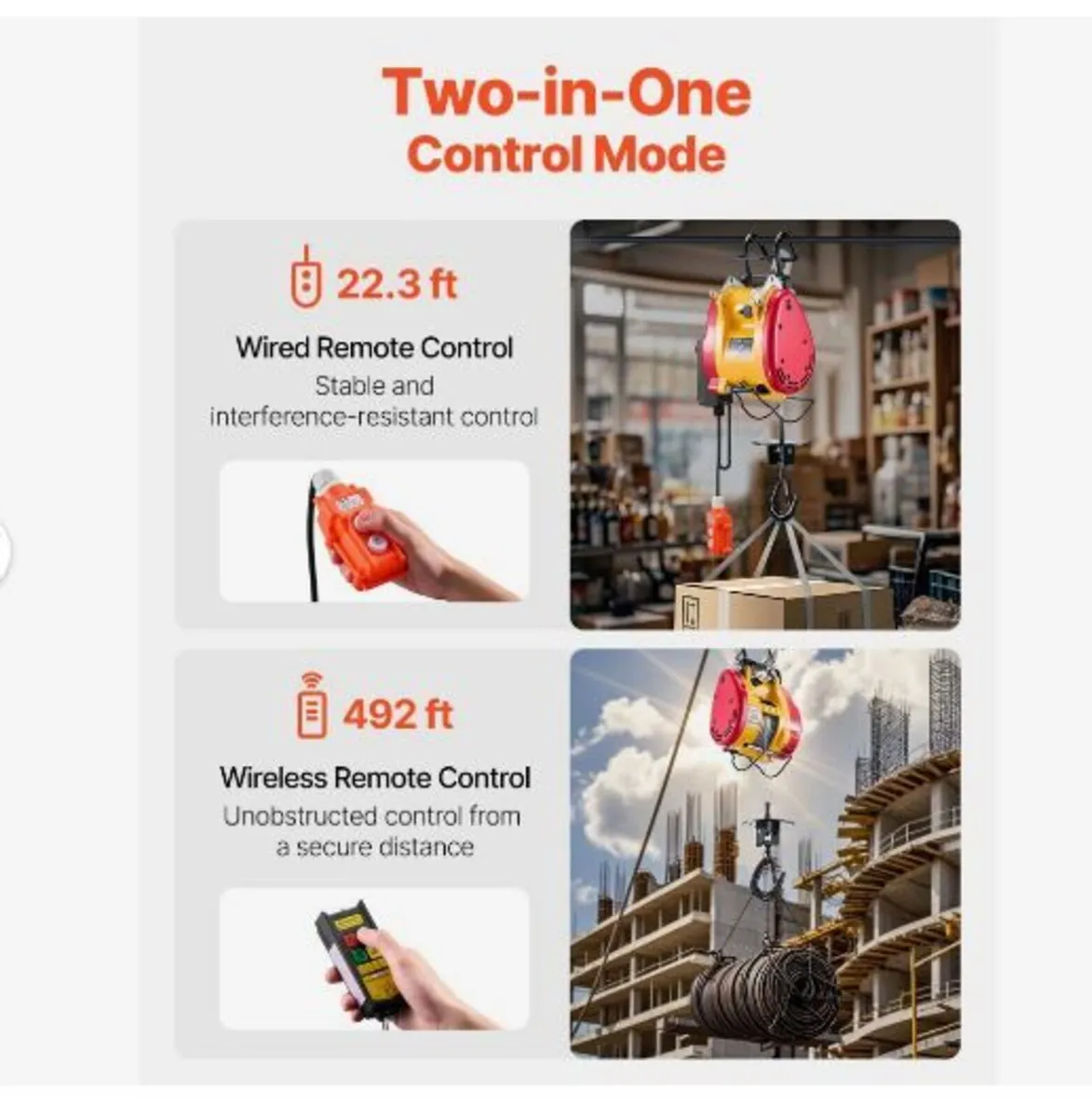 2-in-1 Electric Hoist Winch - Image 4