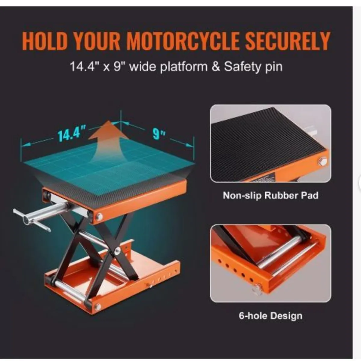 Motorcycle Scissor Jack Lift 499.5 kg - Image 3