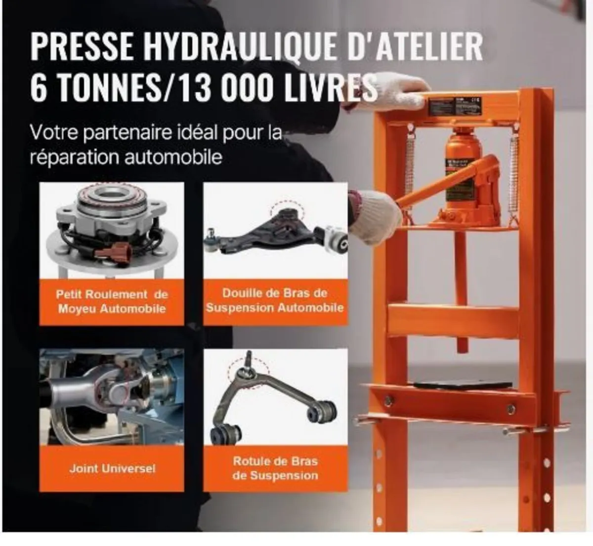 Hydraulic Shop Press 6 Ton - Image 2