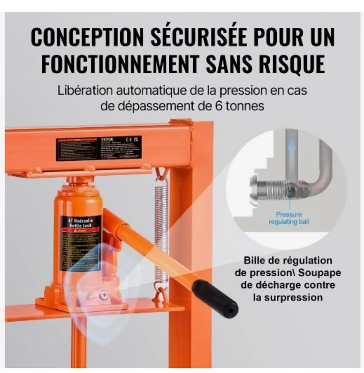 Hydraulic Shop Press 6 Ton - Image 4