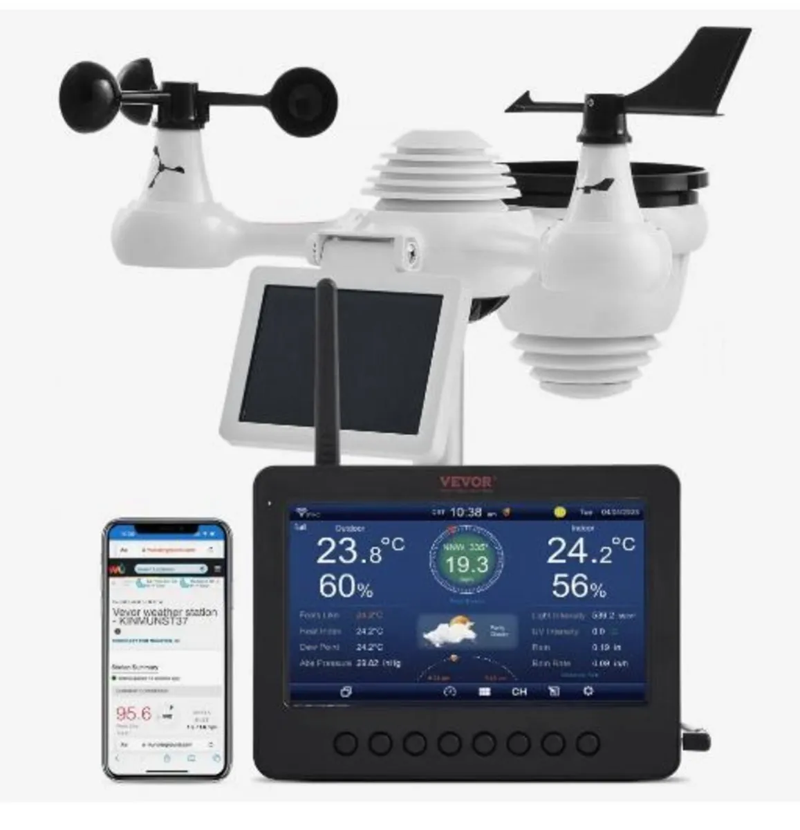 7-in-1 Wi-Fi Weather Station 186mm - Image 1
