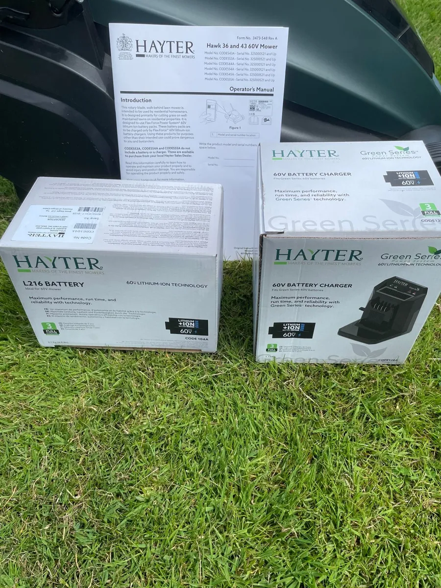 Hayter Hawk Self Propelled Battery Lawnmower - Image 3