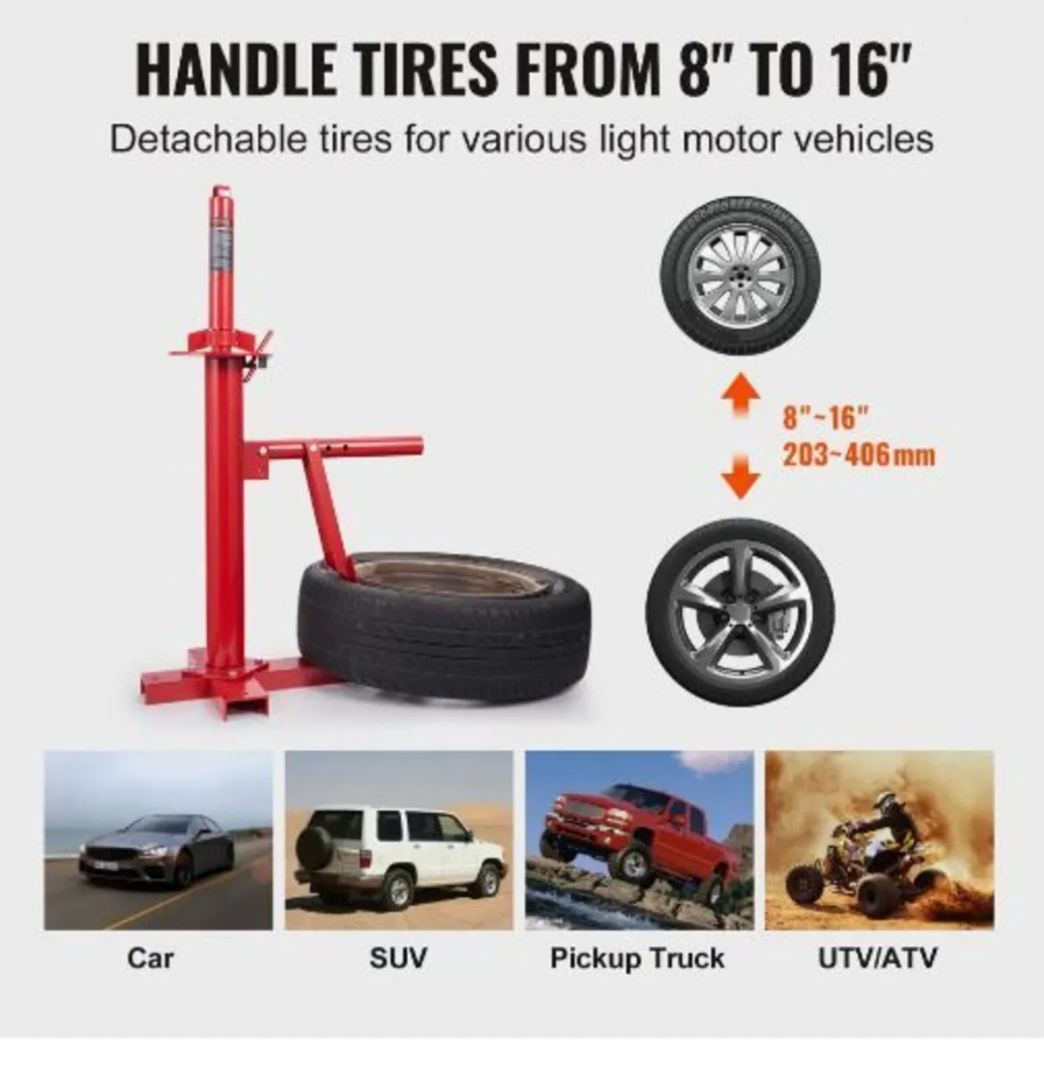 Portable Manual Tire Changer Bead Breaker Tool - Image 2