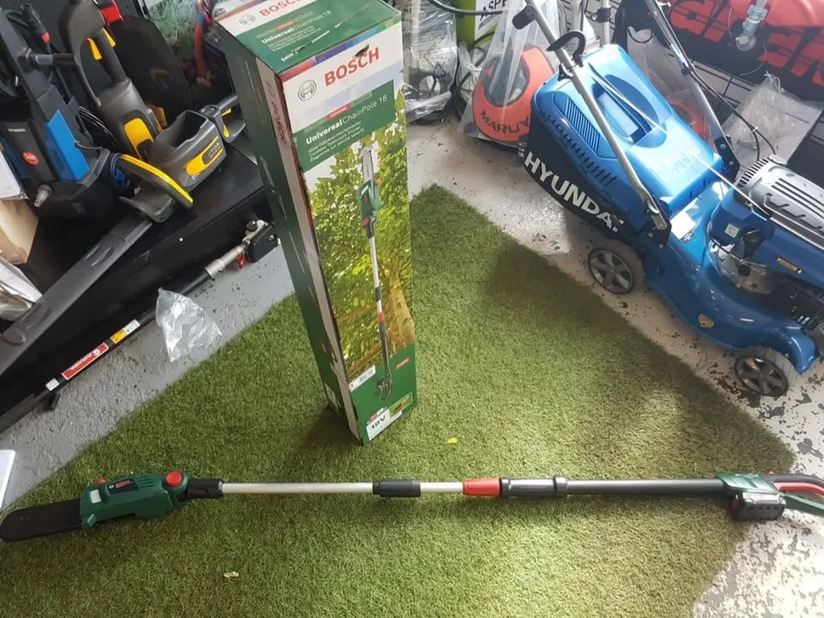 BOSCH CORDLESS TELESCOPIC POLE SAW CHAINSAW
