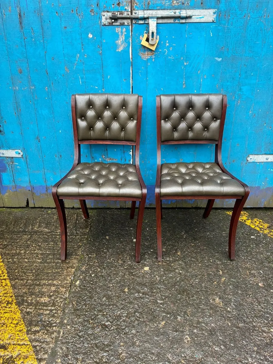 Chesterfield Chairs £60 Each - Image 4
