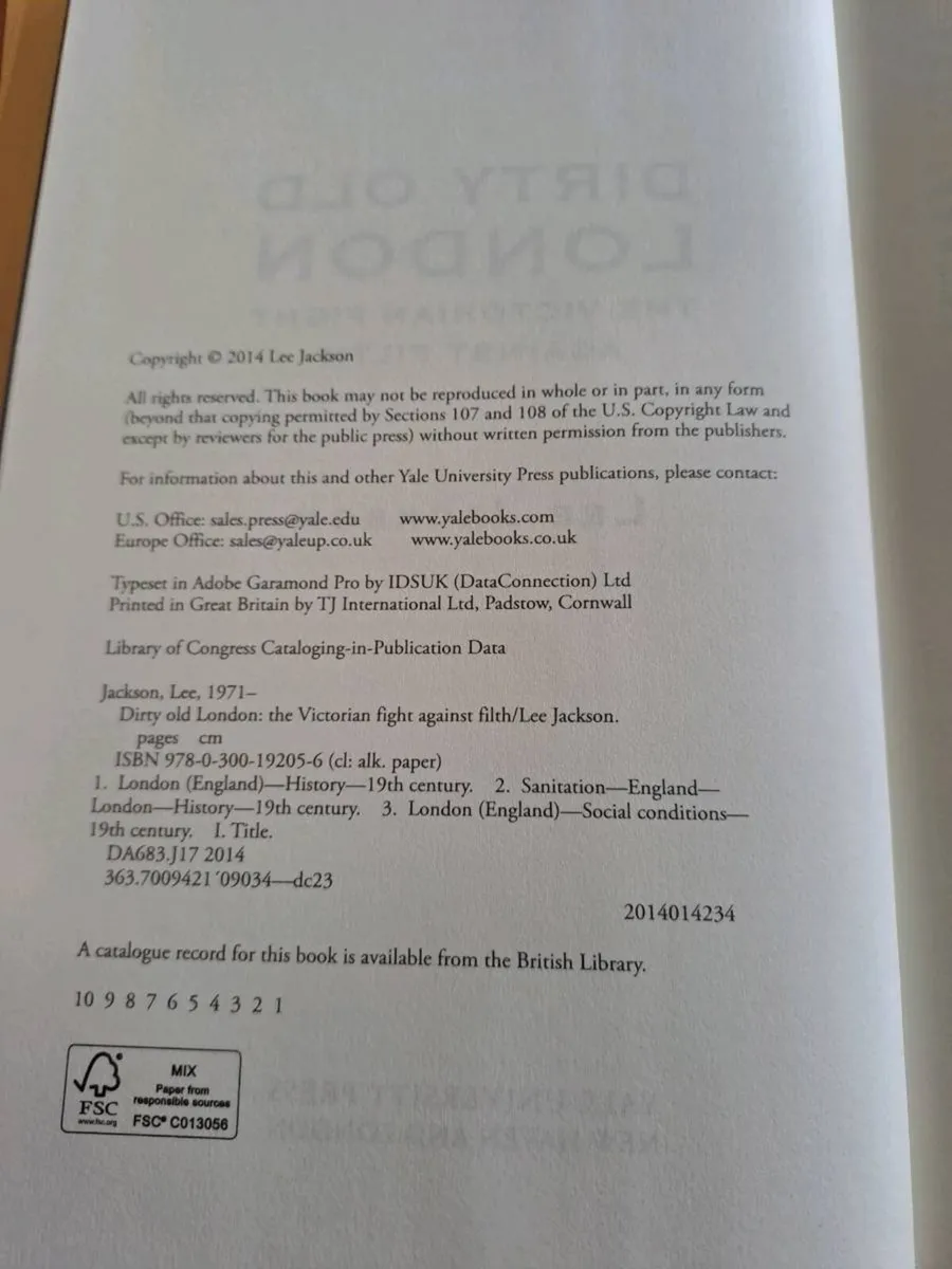 1st ed Dirty Old London  Lee Jackson - Image 4