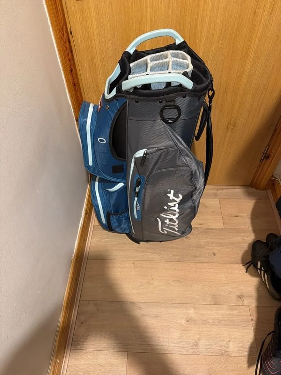 titleist stadry 15 blue and grey golf bag - Image 2