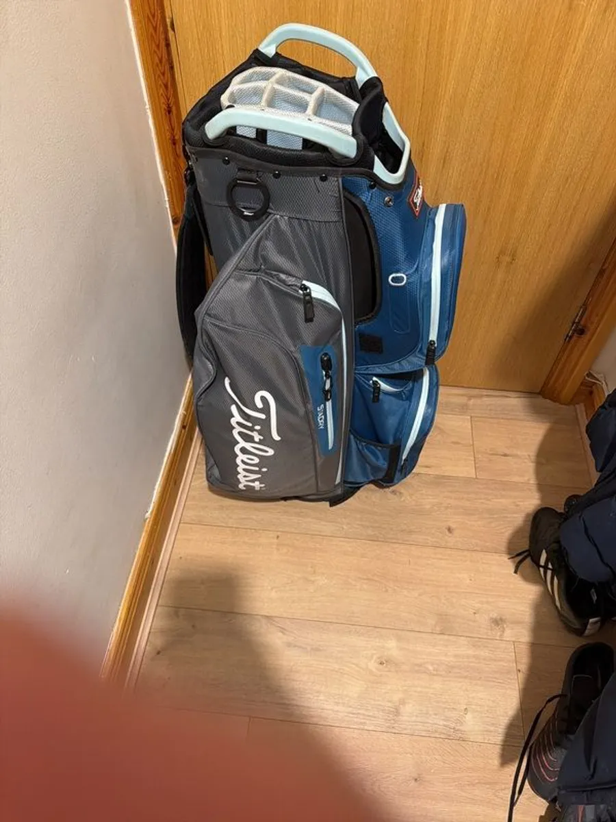 titleist stadry 15 blue and grey golf bag - Image 3