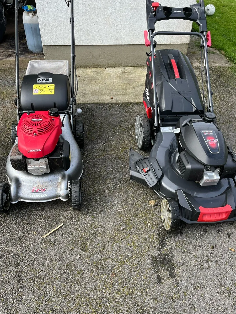 2 self drive lawnmowers - Image 1