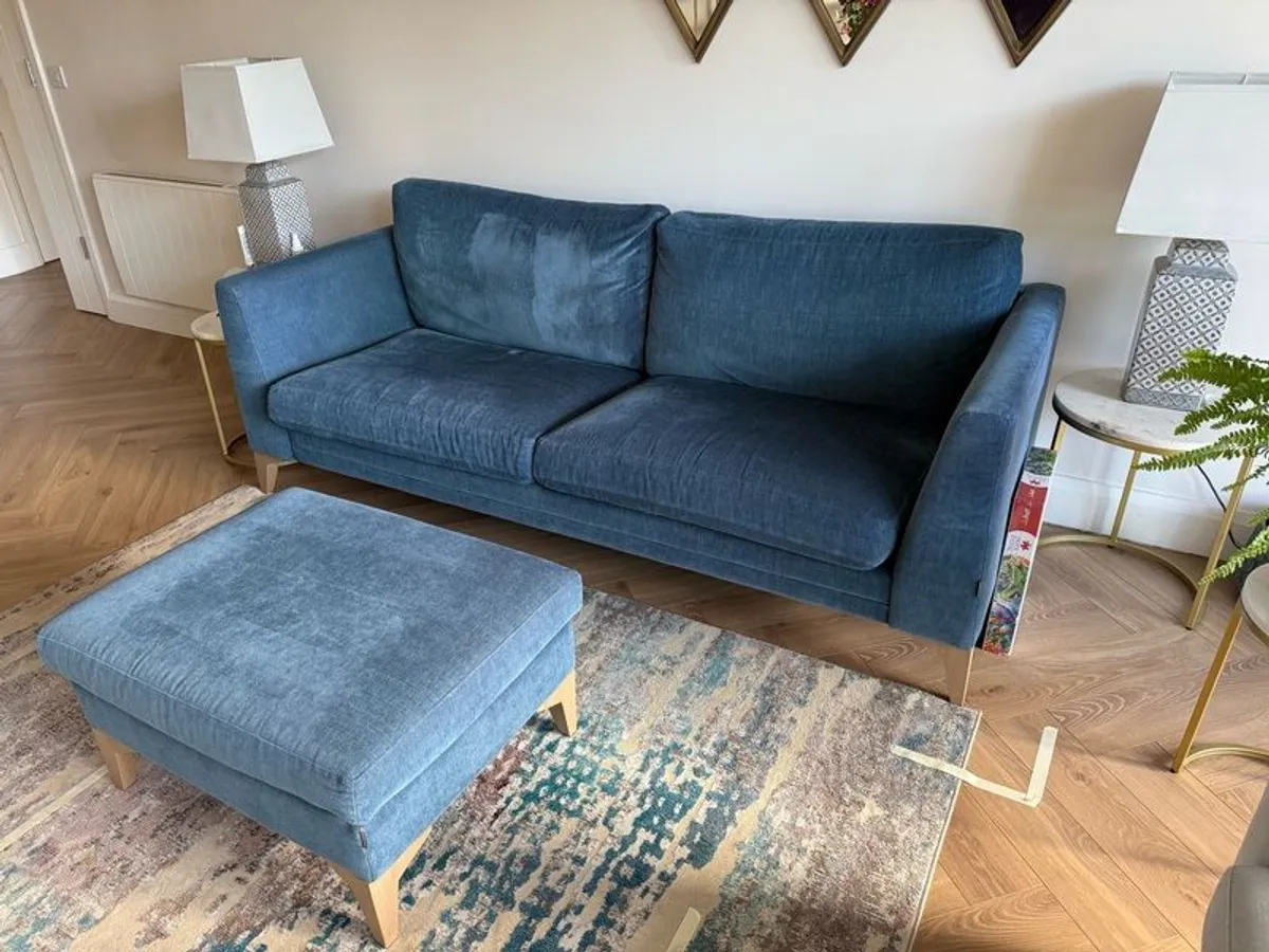 Sofa & Ottoman for Sale - Image 1