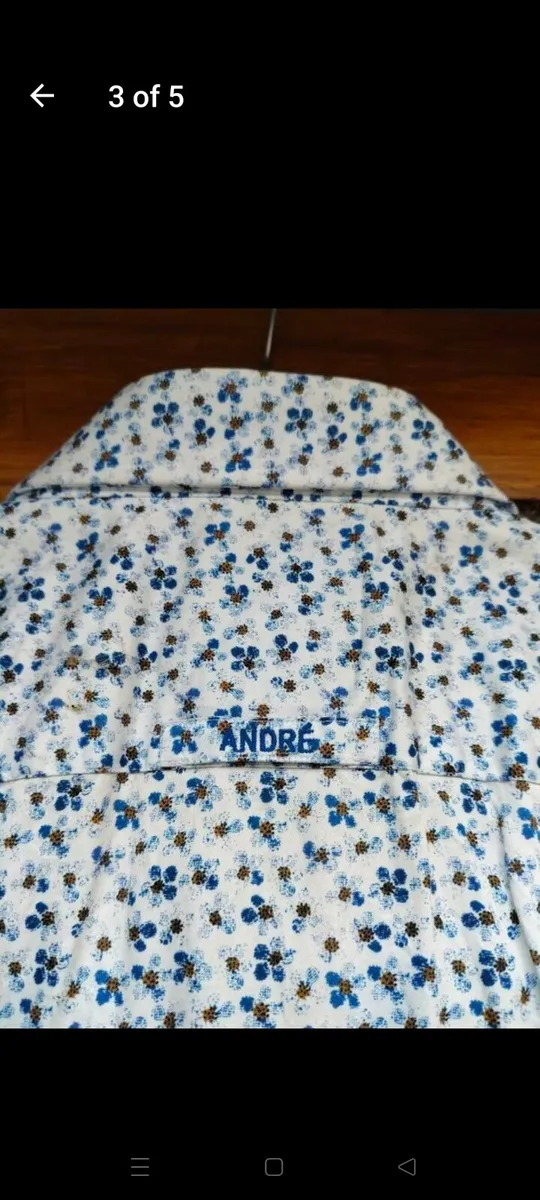 Andre Shirt, like new, worn once, Designer shirt. - Image 3
