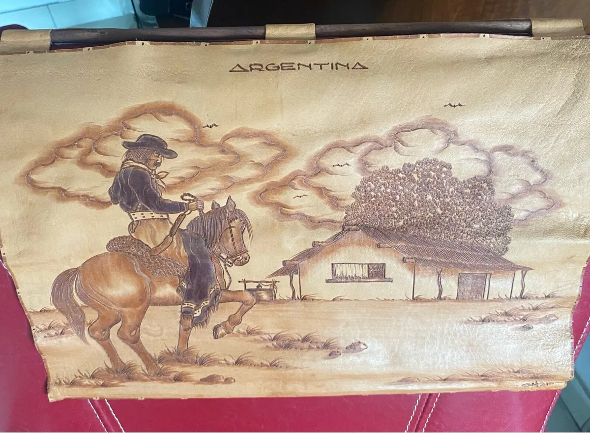 Argentina Leather Wall Display - Image 1